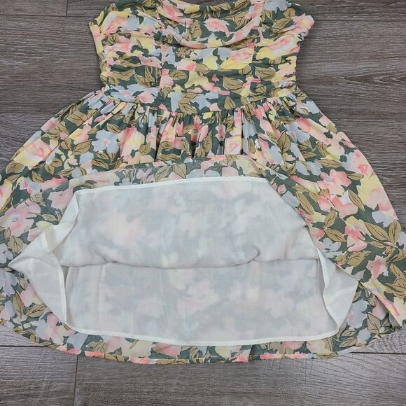 minkpink Spaghetti Strap Floral Skater Dress Small - Picture 11 of 16